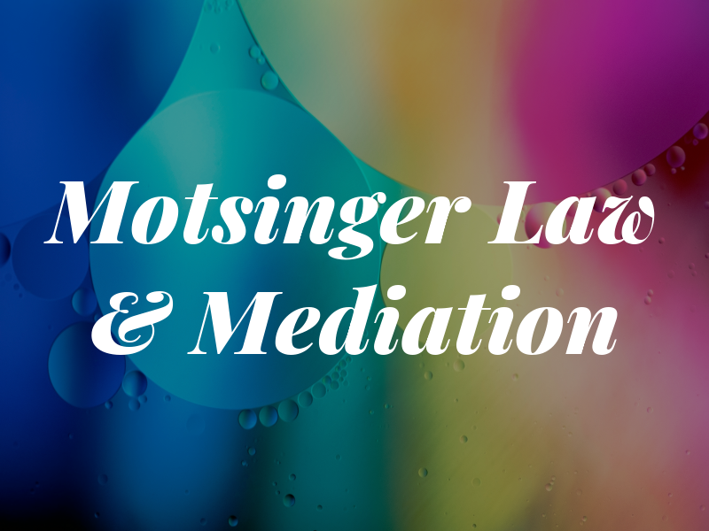 Motsinger Law & Mediation