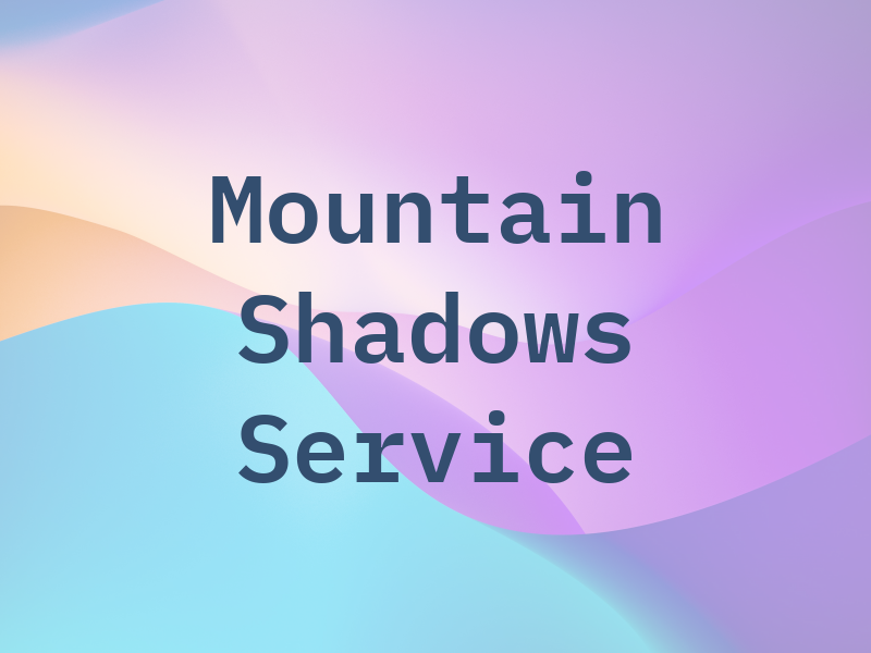 Mountain Shadows Tax Service