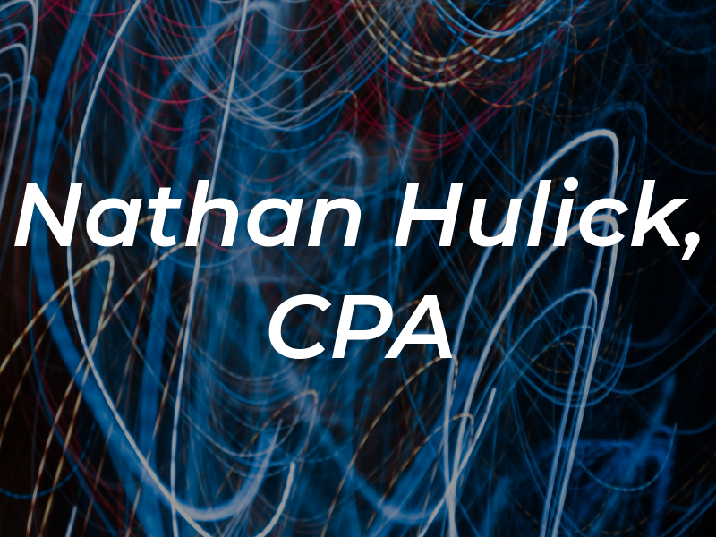 Nathan Hulick, CPA