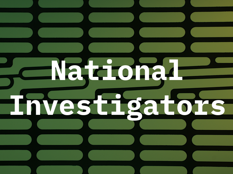 National Investigators