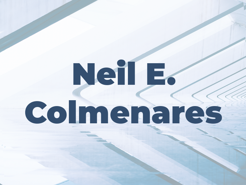 Neil E. Colmenares