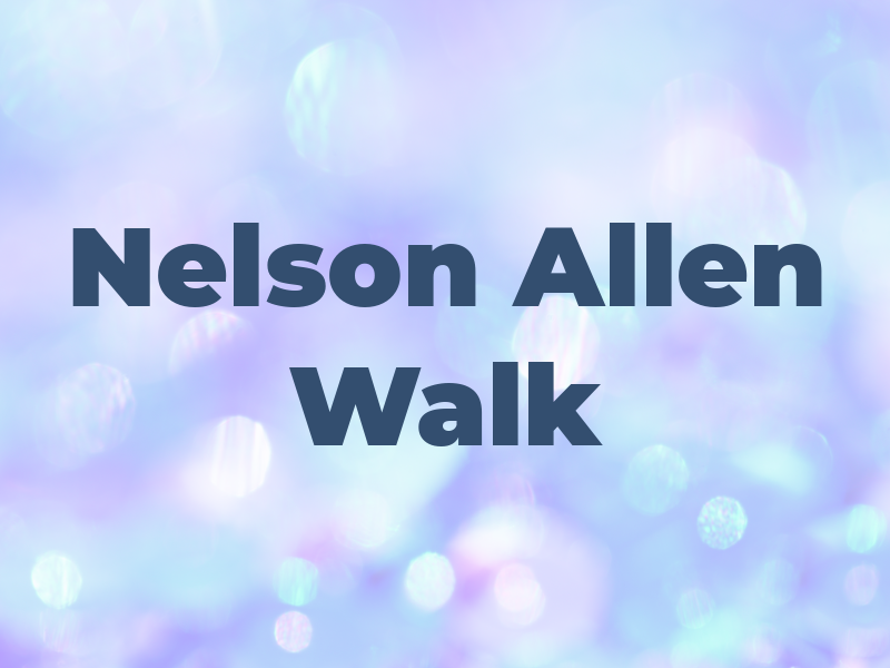 Nelson Allen Walk
