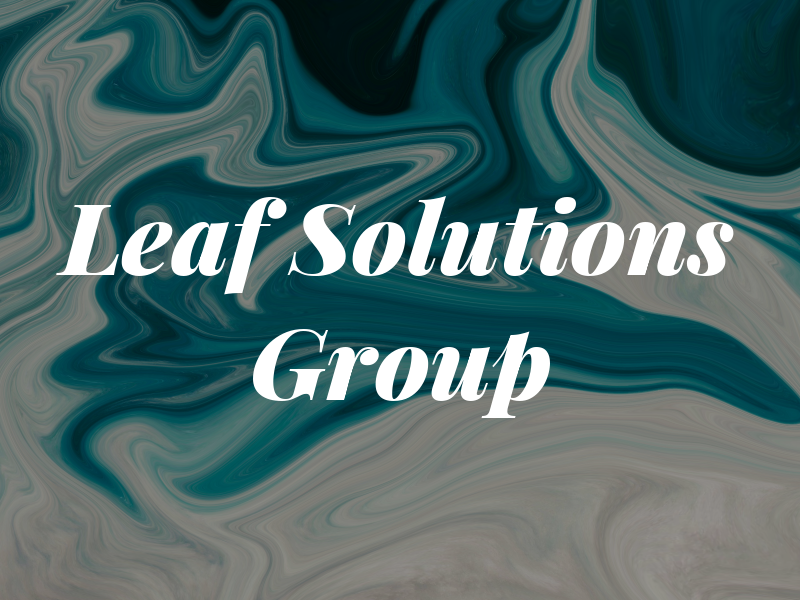 New Leaf Solutions Group