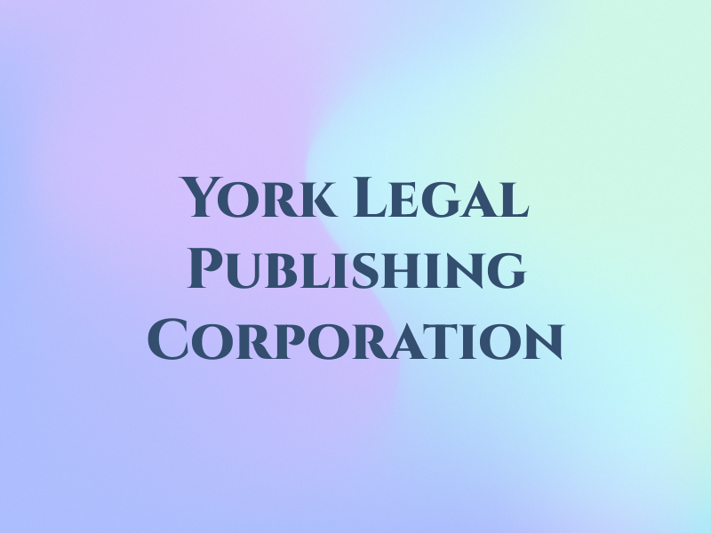 New York Legal Publishing Corporation