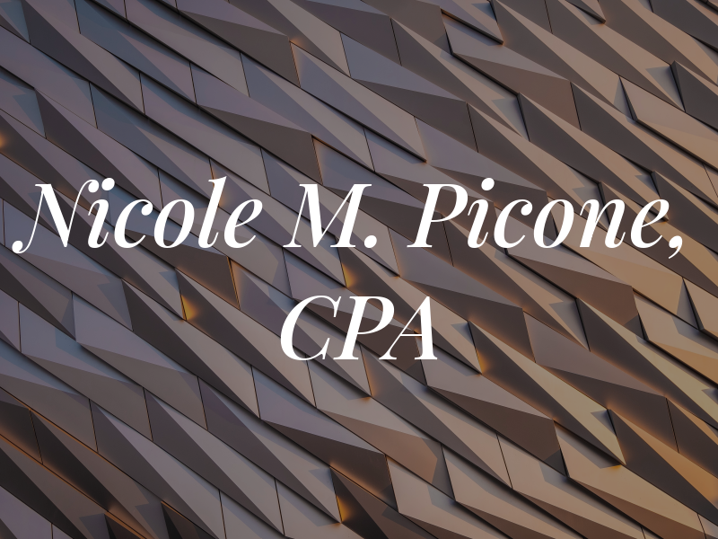 Nicole M. Picone, CPA