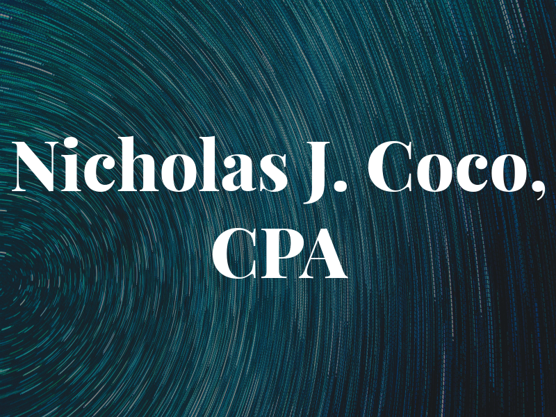 Nicholas J. Coco, CPA