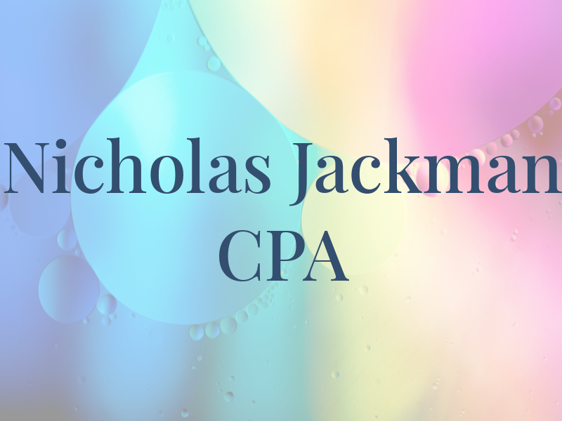 Nicholas Jackman CPA