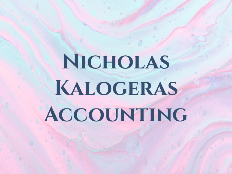 Nicholas Kalogeras Accounting