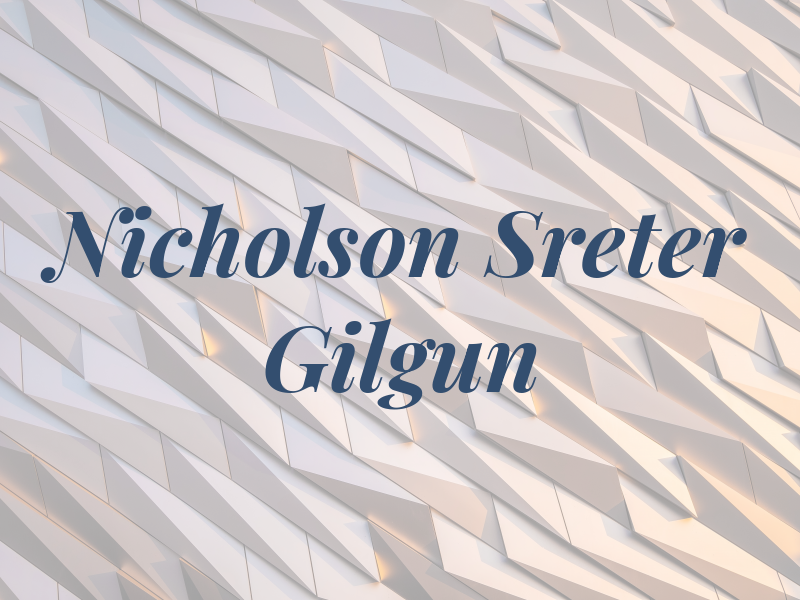 Nicholson Sreter & Gilgun