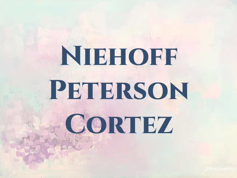 Niehoff Peterson & Cortez