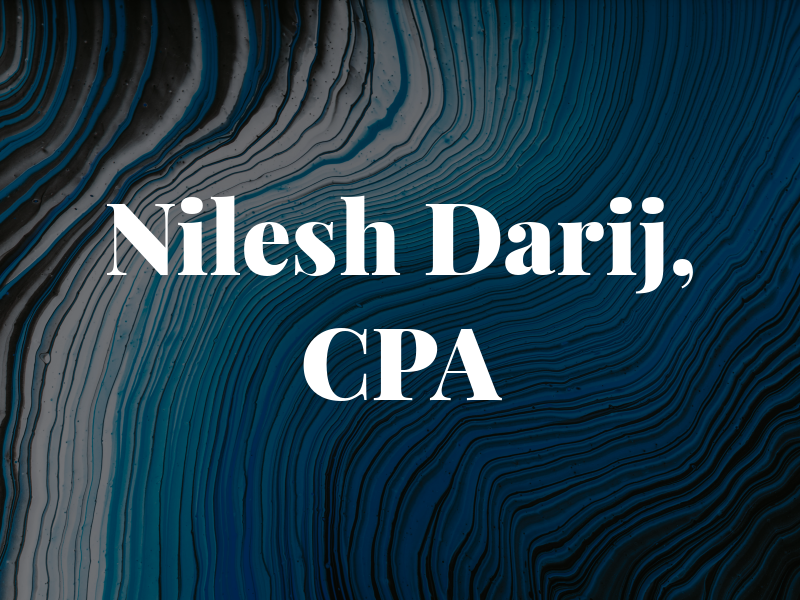 Nilesh Darij, CPA