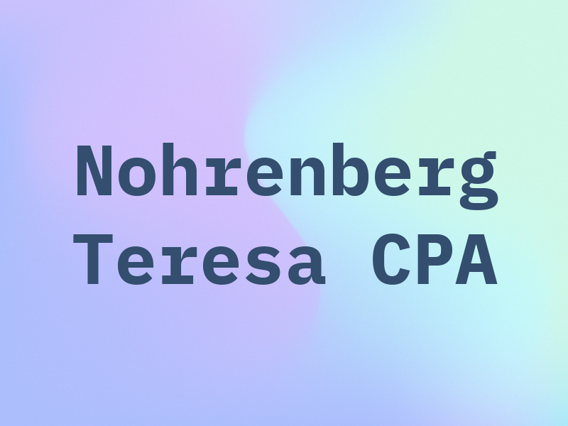 Nohrenberg Teresa CPA