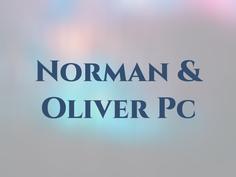 Norman & Oliver Pc