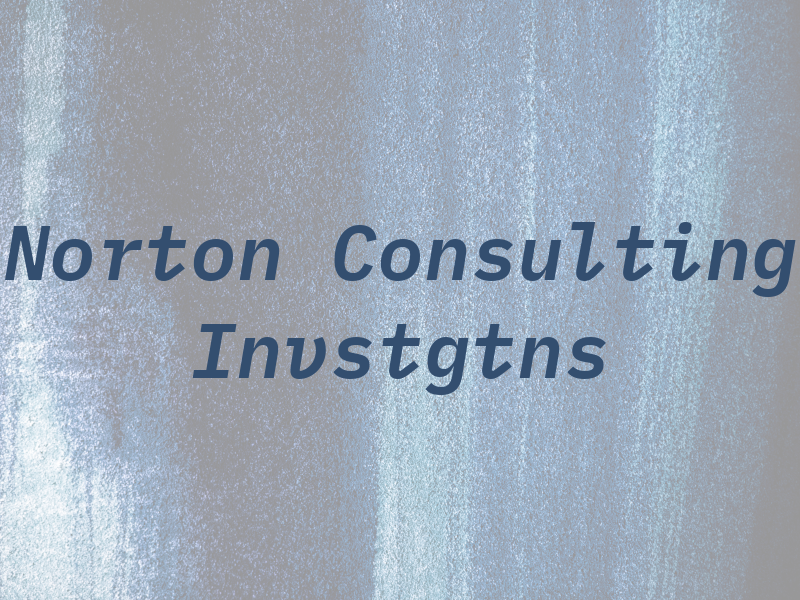 Norton Consulting Invstgtns