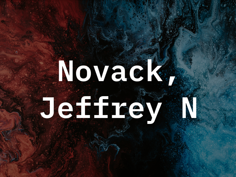 Novack, Jeffrey N