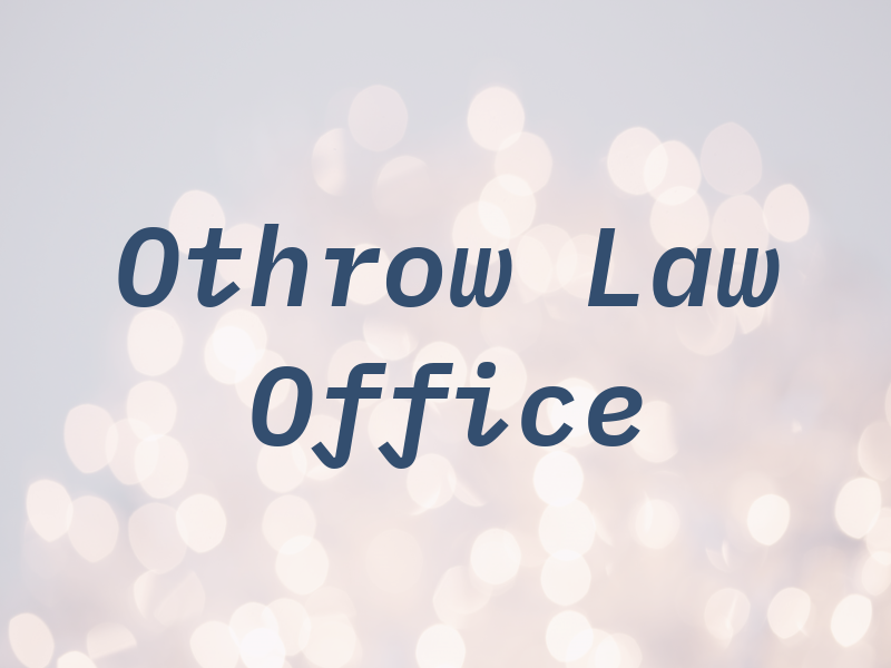 Othrow Law Office