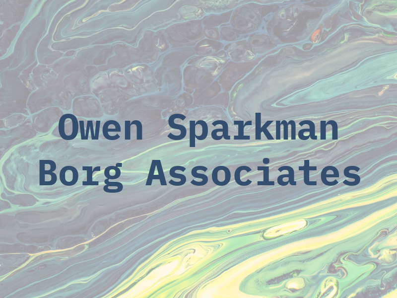 Owen Sparkman Borg & Associates Pc