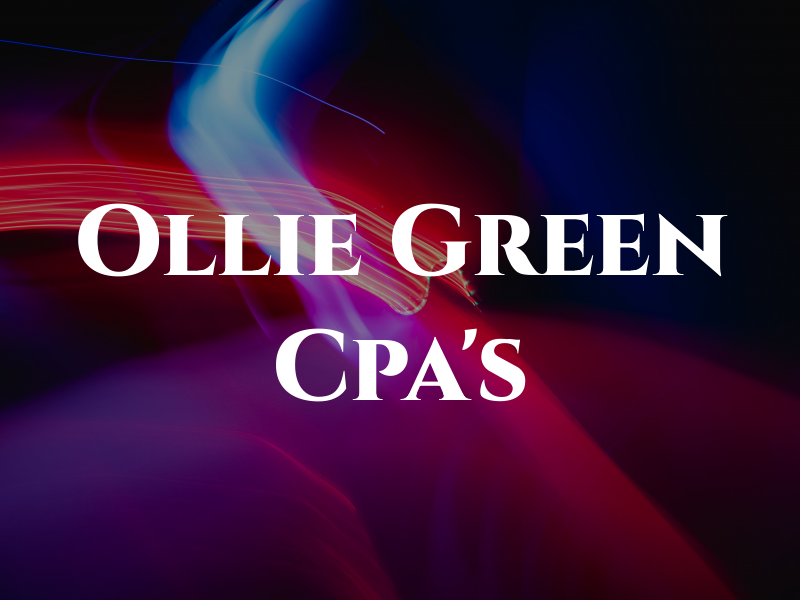 Ollie Green & Co Cpa's