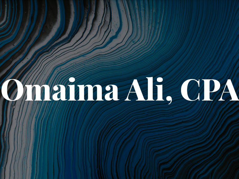 Omaima Ali, CPA