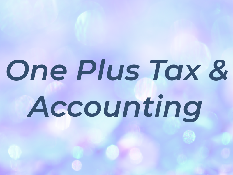 One Plus Tax & Accounting