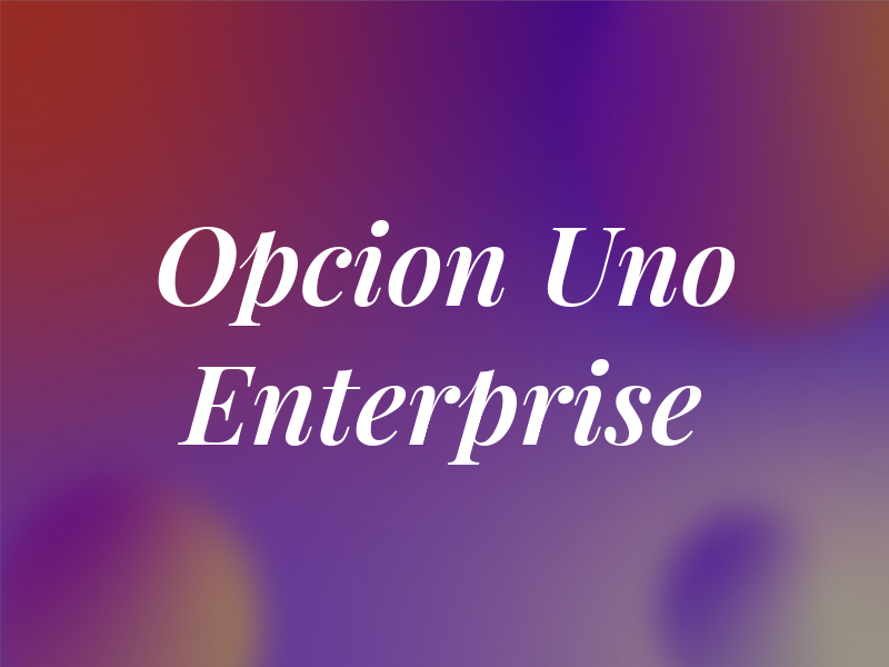 Opcion Uno Enterprise