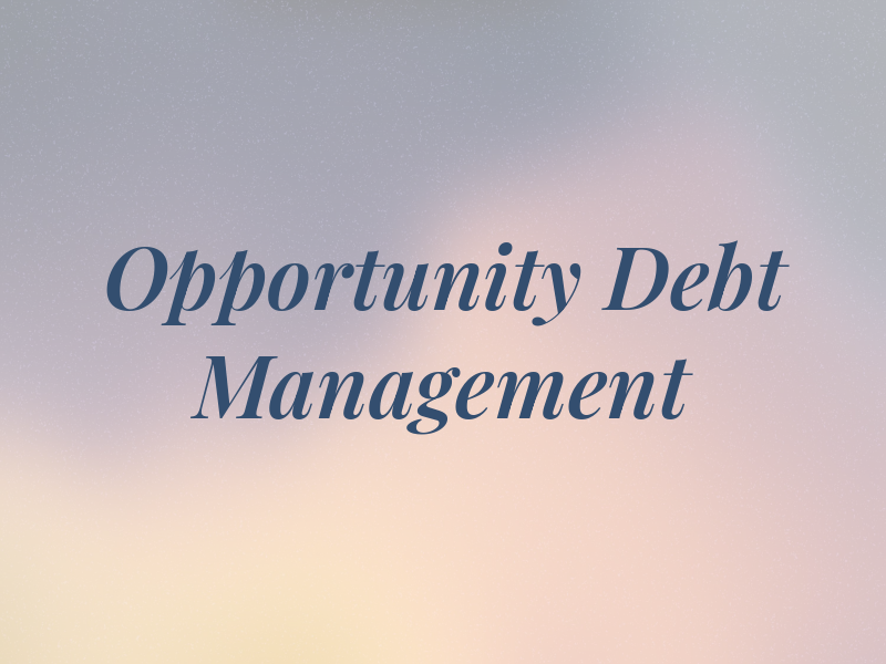 Opportunity Debt Management