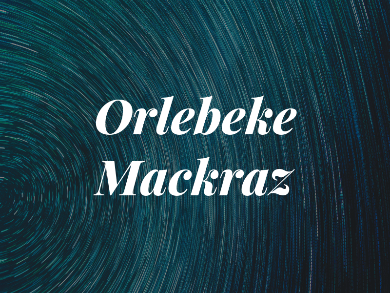 Orlebeke Mackraz