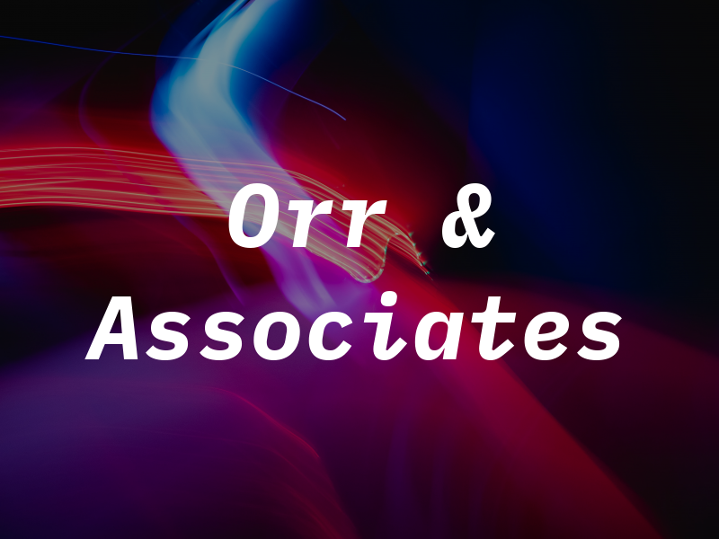 Orr & Associates