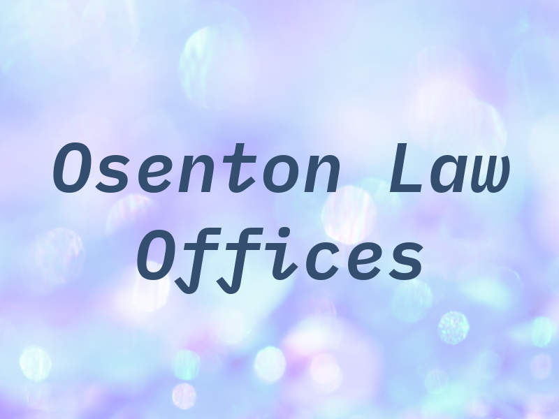 Osenton Law Offices
