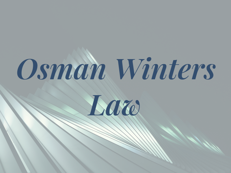 Osman Winters Law