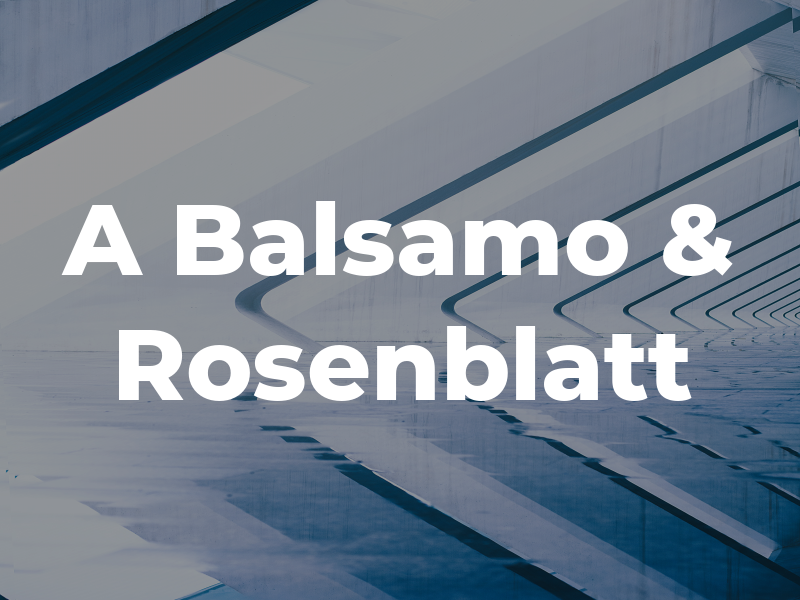A Balsamo & Rosenblatt