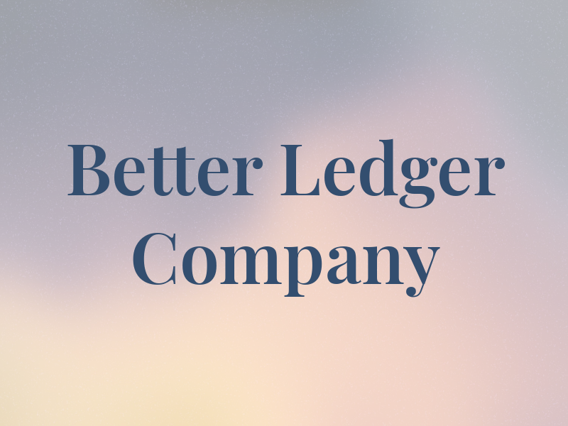 A Better Ledger Company