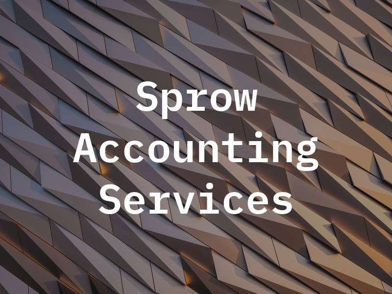 A D Sprow Tax & Accounting Services
