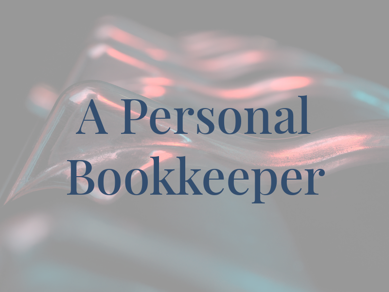 A Personal Bookkeeper