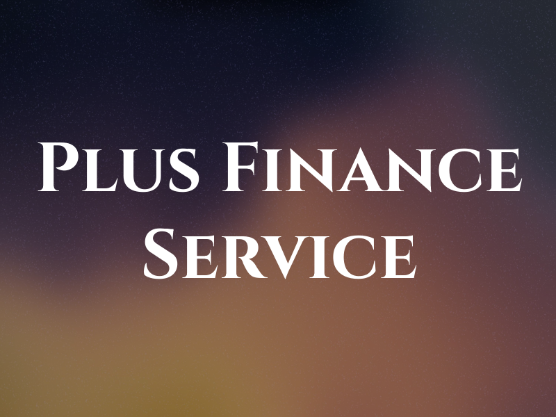 A Plus Finance and Tax Service