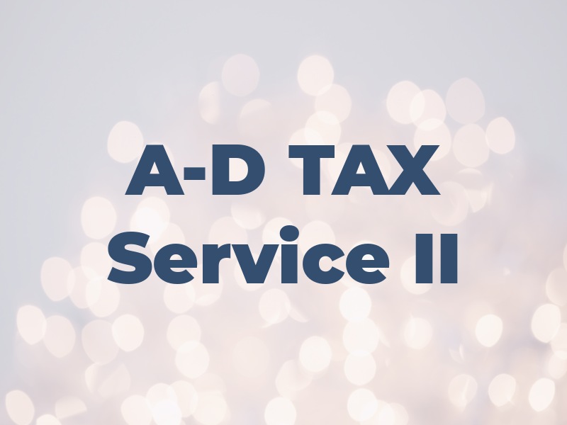 A-D TAX Service II