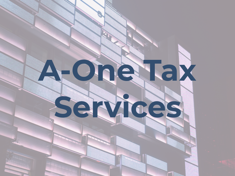 A-One Tax Services
