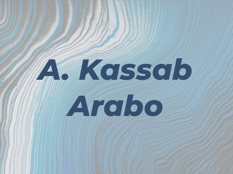 A. Kassab Arabo