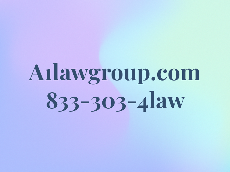 A1lawgroup.com 833-303-4law
