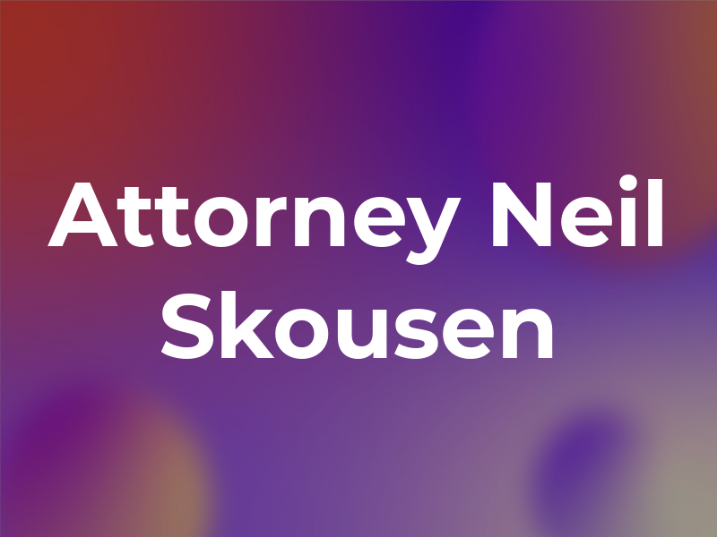 Attorney Neil Skousen