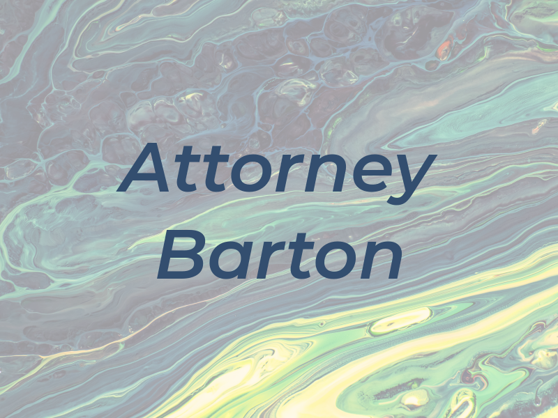 Attorney Barton