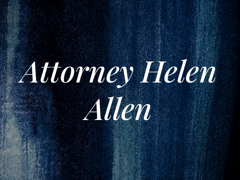 Attorney Helen Allen