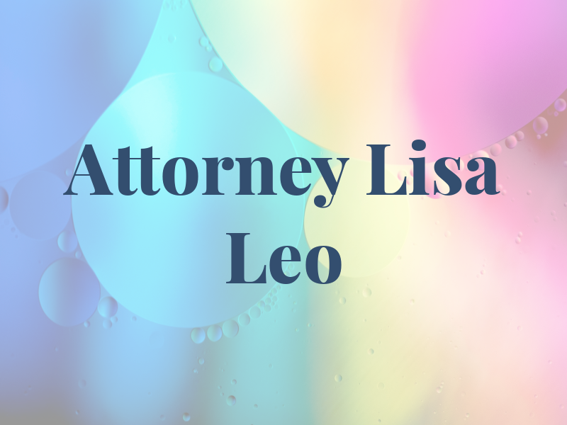 Attorney Lisa Leo