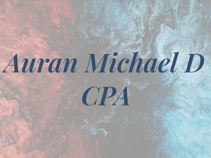 Auran Michael D CPA