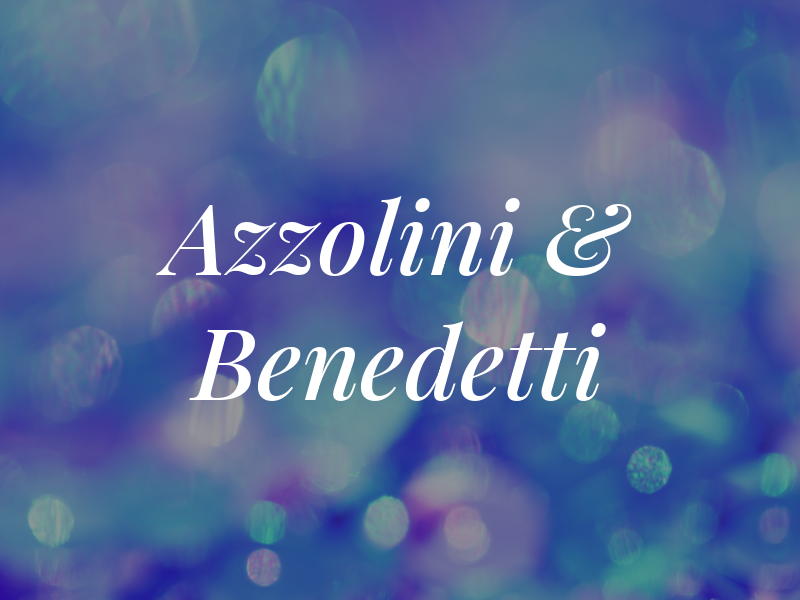 Azzolini & Benedetti