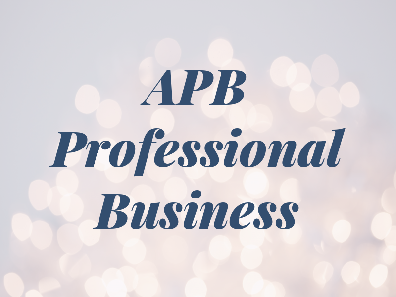 APB Professional Business