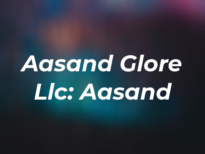 Aasand & Glore Llc: Aasand Kim C CPA