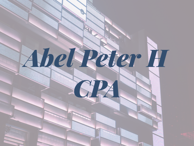 Abel Peter H CPA