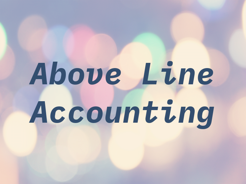 Above the Line Accounting