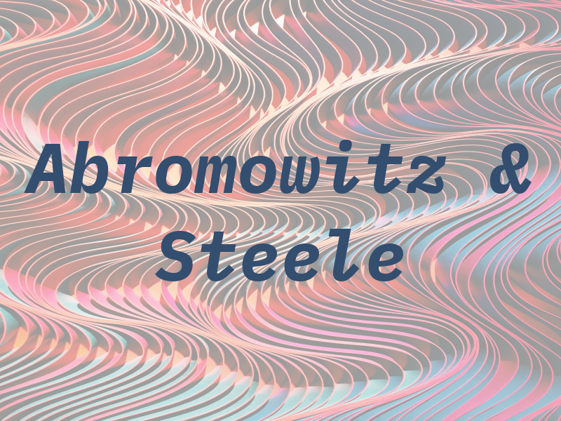 Abromowitz & Steele